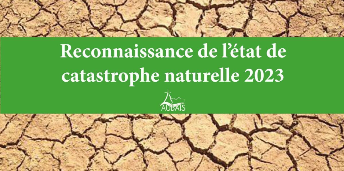 reconnaissance de l'état de catastrophe naturelle