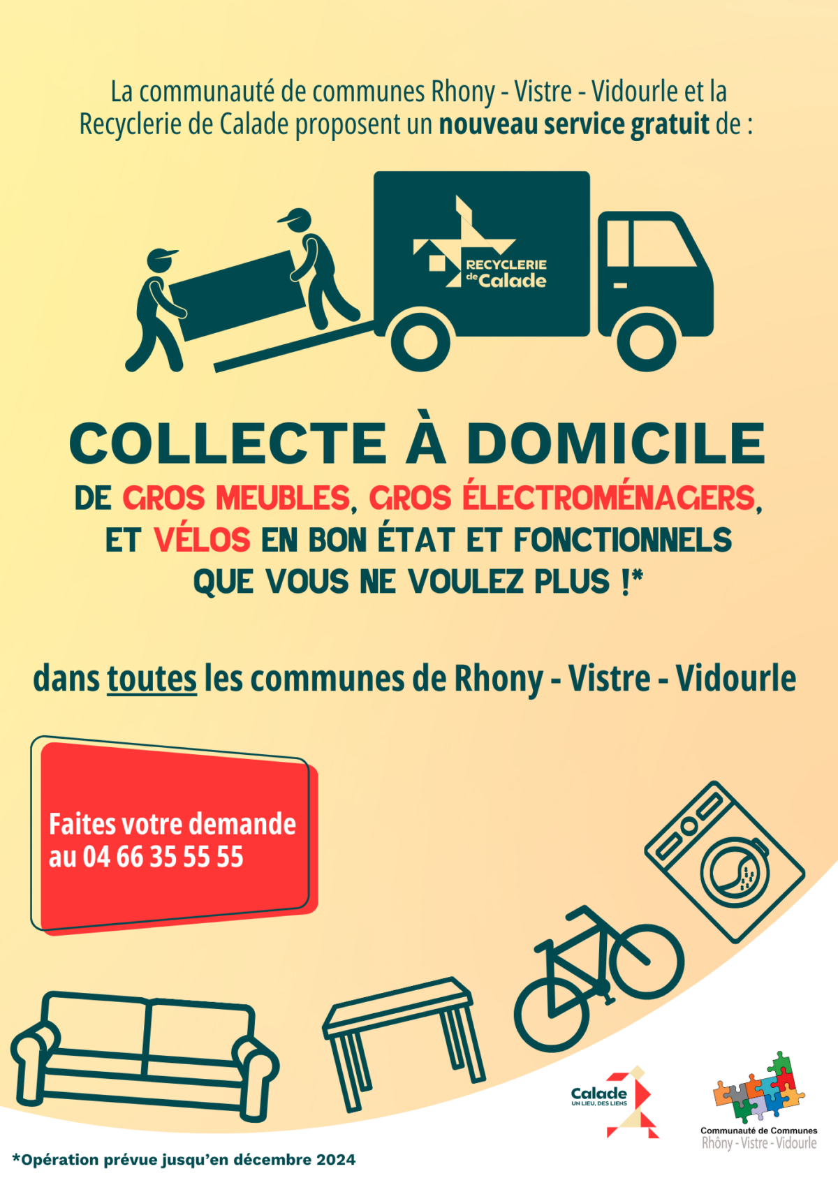 affiche collecte a domicile